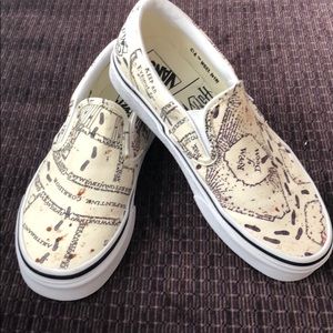 VANS Harry Potter Marauders Map shoes
